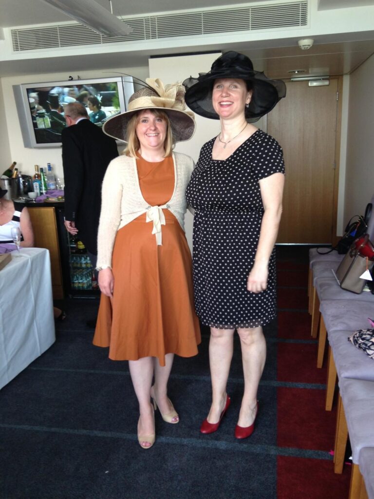 Gillian and Angela Hartnett at The Races
